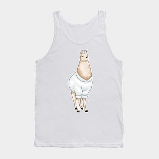 Llama Nurse Heart Tank Top